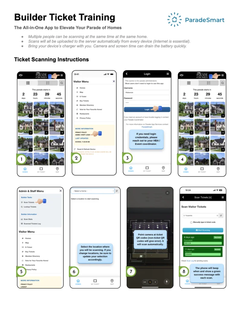 ParadeSmart platform update screenshot
